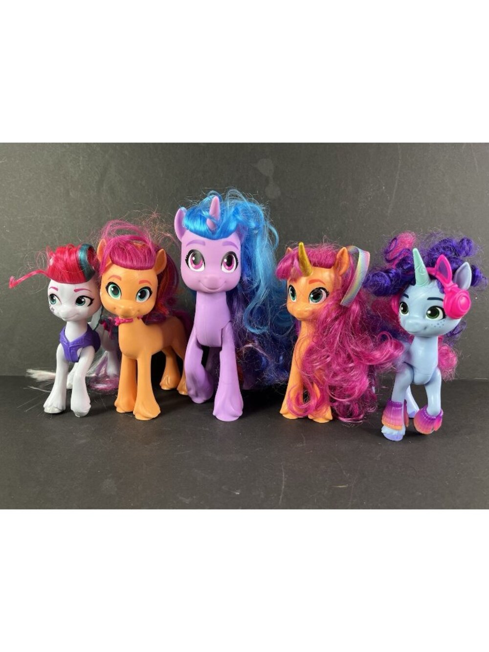 5 My Little Pony Toy Unicorns 6" Izzy Misty Star Scout Zip Played With READ